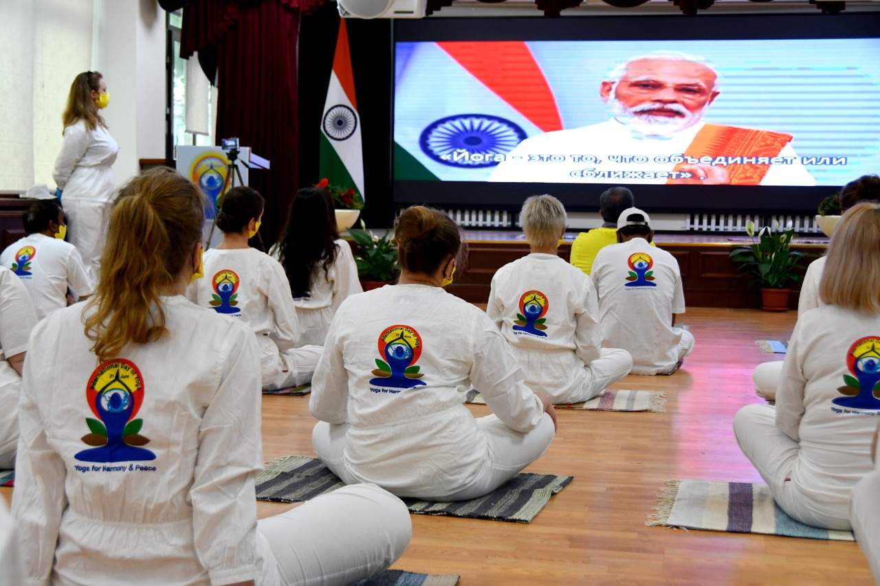 YOGA-DAY 2020 in Indian Embassy